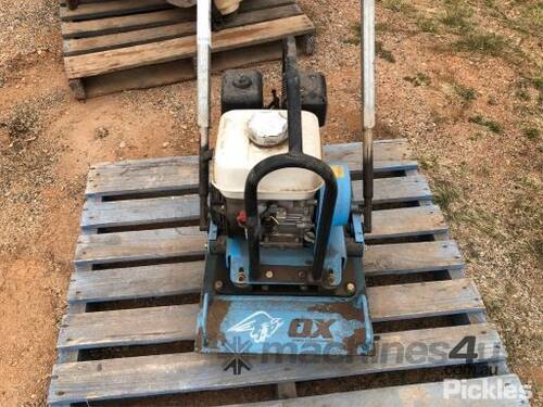OX PC10 Plate Compactor Condition Unknown, Serial No. 13012009