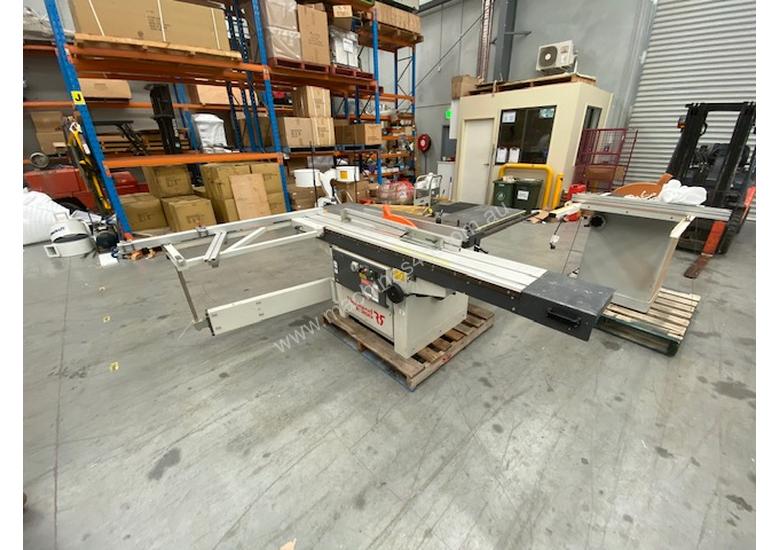 caption 2500mm Panelsaw. Compact and solid