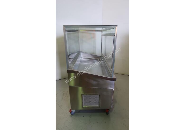 caption Custom Refrigerated Seafood Display