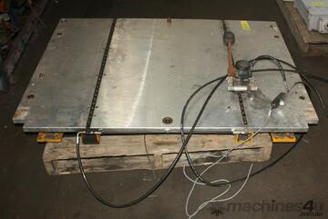 Aluminium Press platten 1110 x 1530 x 30mm Manual Hydraulic Jacking system