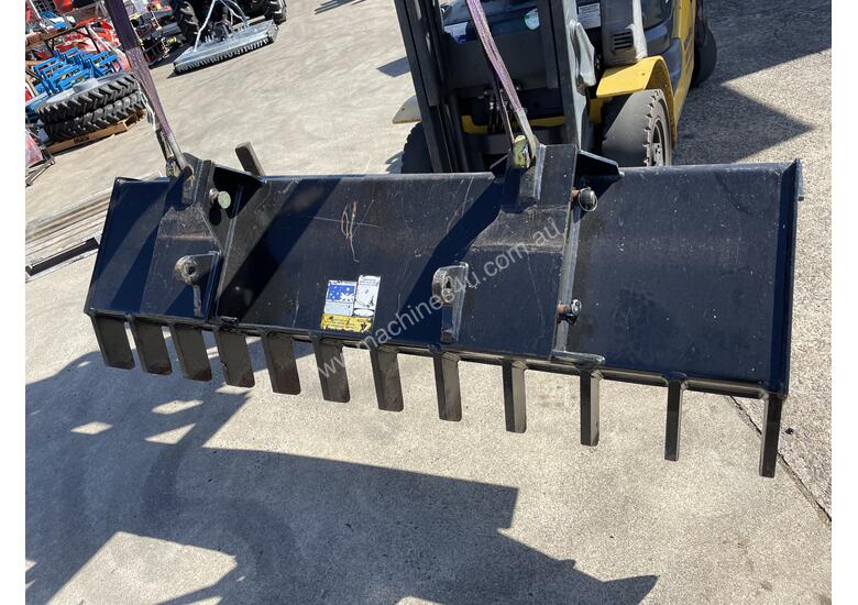 Used Challenge Implements Bull Blade and Root Rake Euro Hitch FEL Stick