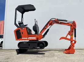 NEW RHINOCEROS XN10 WIND STORM 780MM TRACK MINI EXCAVATOR INC 10 ATTACHMENTS - picture0' - Click to enlarge