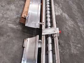 Trough Screw Conveyor, 100mm Dia x 2700mm L - picture1' - Click to enlarge
