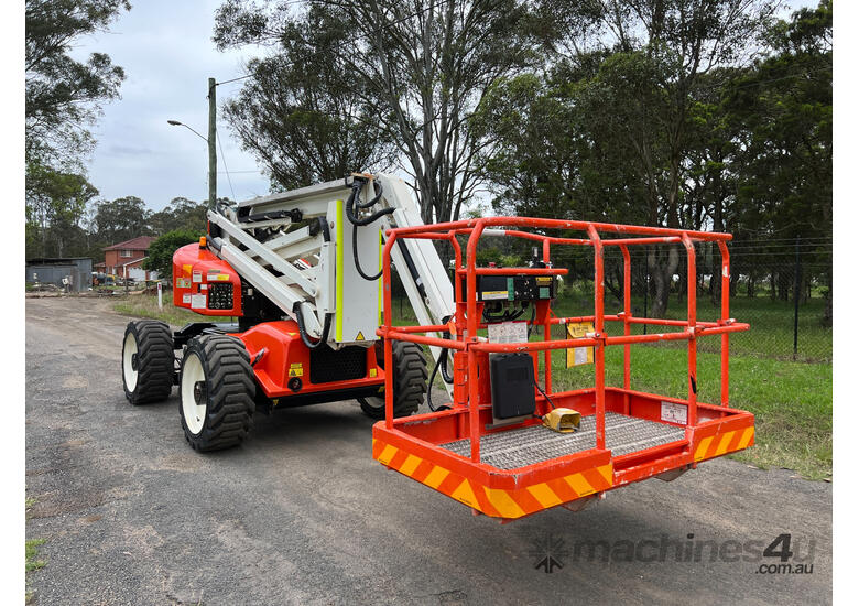 caption Snorkel A46JRT Boom Lift Access & Height Safety