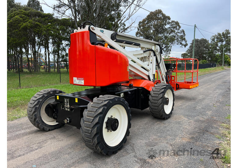 caption Snorkel A46JRT Boom Lift Access & Height Safety