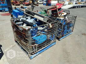 2 X CAGES COMPRISING OF HOSE, PIPES & VALVES - picture0' - Click to enlarge