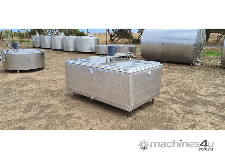 Used dairy kold STAINLESS STEEL TANK MILK VAT 1150lt Stainless Steel