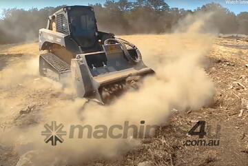 STONE CRUSHERS FOR SKID STEERS STC/SSL from 90 to 120 hp * ITALIAN ENGINEERING *