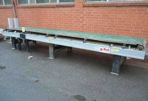 Keenman 5m Motorised powered 1000mm wide rubber belt conveyor KHK0RYDD
