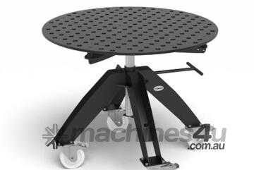 Rotating table height adjustable portable incl. Perforated plate 1100