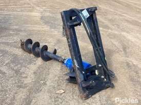 Front End Loader Hydraulic Post Hole Digger by John Berered Implements - picture0' - Click to enlarge