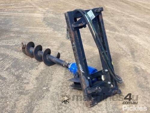 Front End Loader Hydraulic Post Hole Digger by John Berered Implements