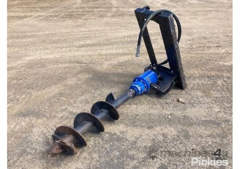 Used Front End Loader Hydraulic Post Hole Digger by John Berered