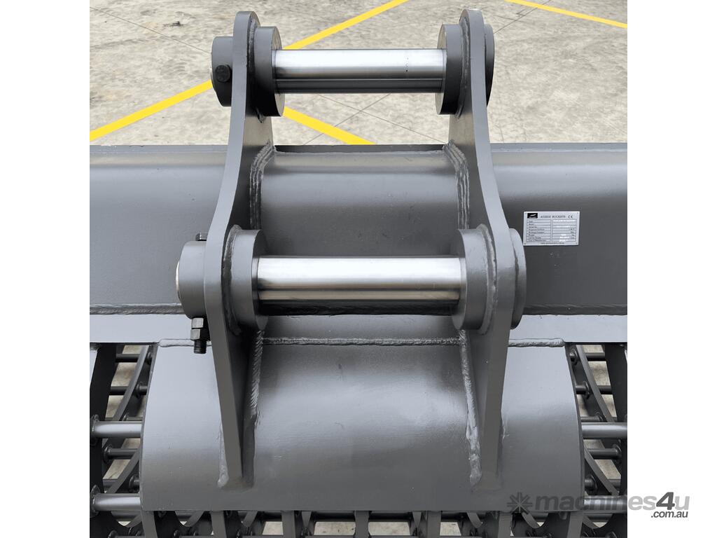 New Aussie Buckets Heavy Duty Mud Sieve Bucket 150T Custom Built to Order Excavator Bucket in