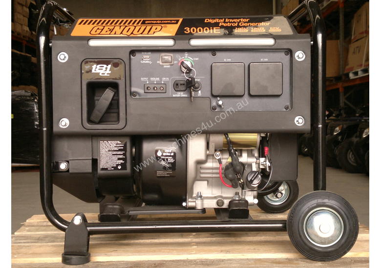 caption GENQUIP TRADIE INVERTOR GENERATOR