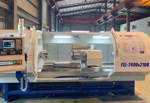New AJAX 610mm, 720mm & 800mm Flat Bed CNC Lathes