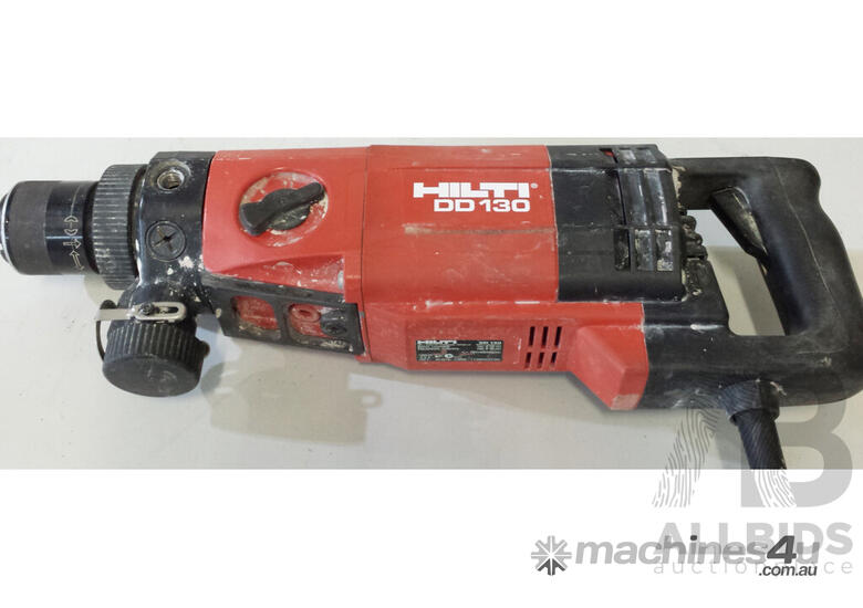 Used hilti Hilti DD 130 Wet and Dry Core Drill With Hilti Accessories
