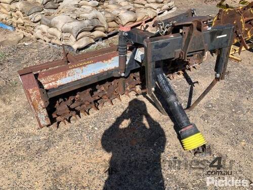 AE80 Aera-Vator Aerator PTO Driven Marks & Scratches, Corrosion Evident. Asset Located At Vendor Sit