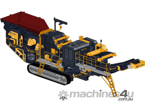caption Fabo FTI-110 Mobile Impact Crusher