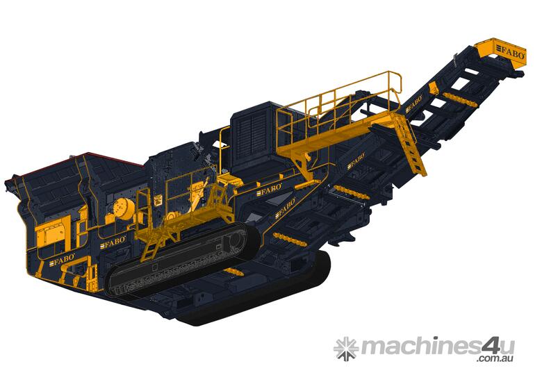 caption Fabo FTI-110 Mobile Impact Crusher