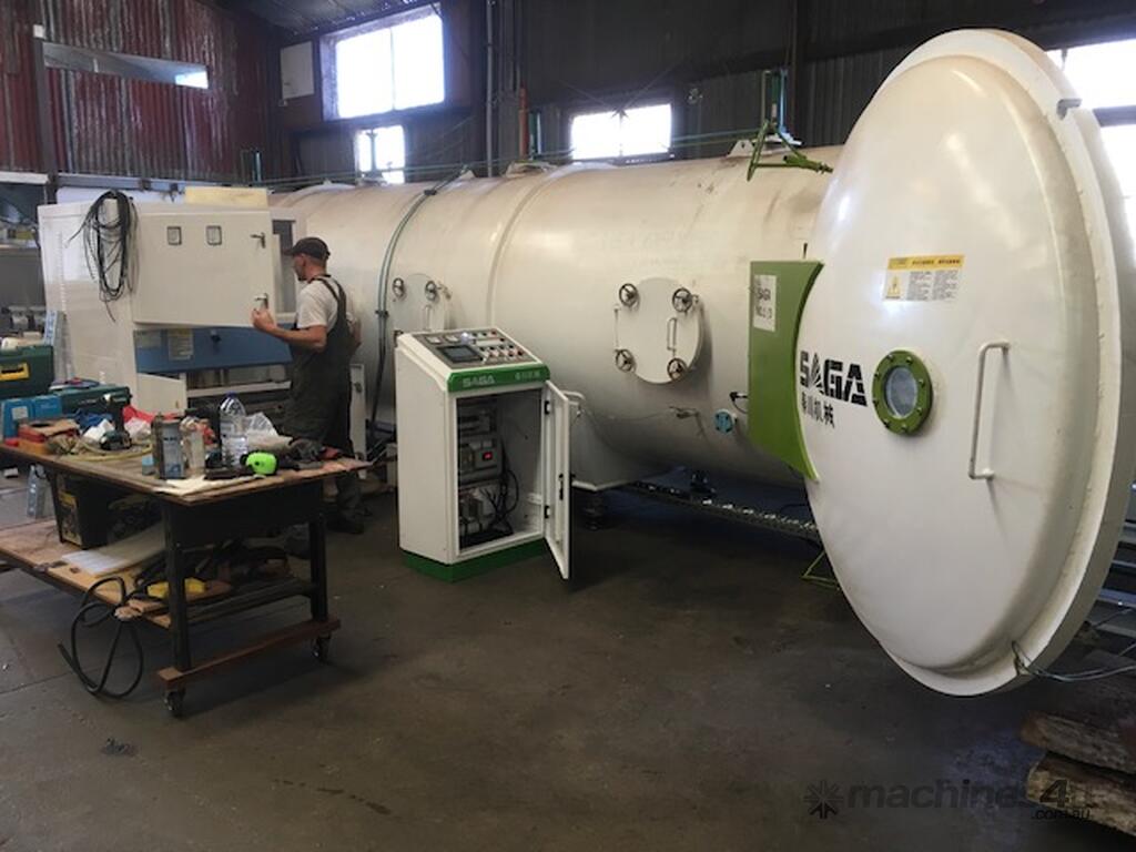 Used saga Saga Vacuum kiln 11m 3 capacity Timber Drying Kilns in