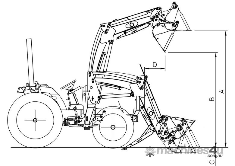 New howard Kubota HA Series Loaders Tractor Front End Loader Kits in