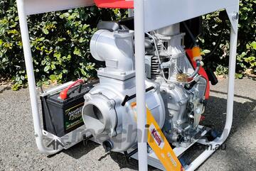 4 Inch Diesel Trash Pump Electric start 12L Fuel Tank