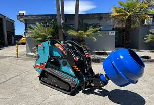 Boleo Mini Skid Steer Loader with cement mixer