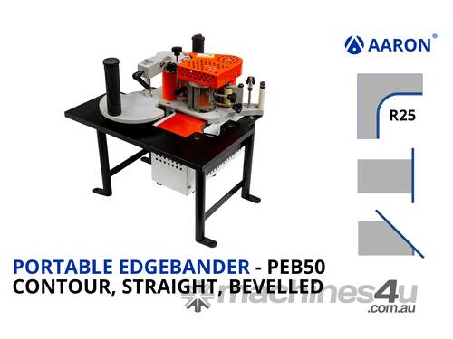 Aaron Portable Contour, Straight and Bevelled Edgebander | PEB50