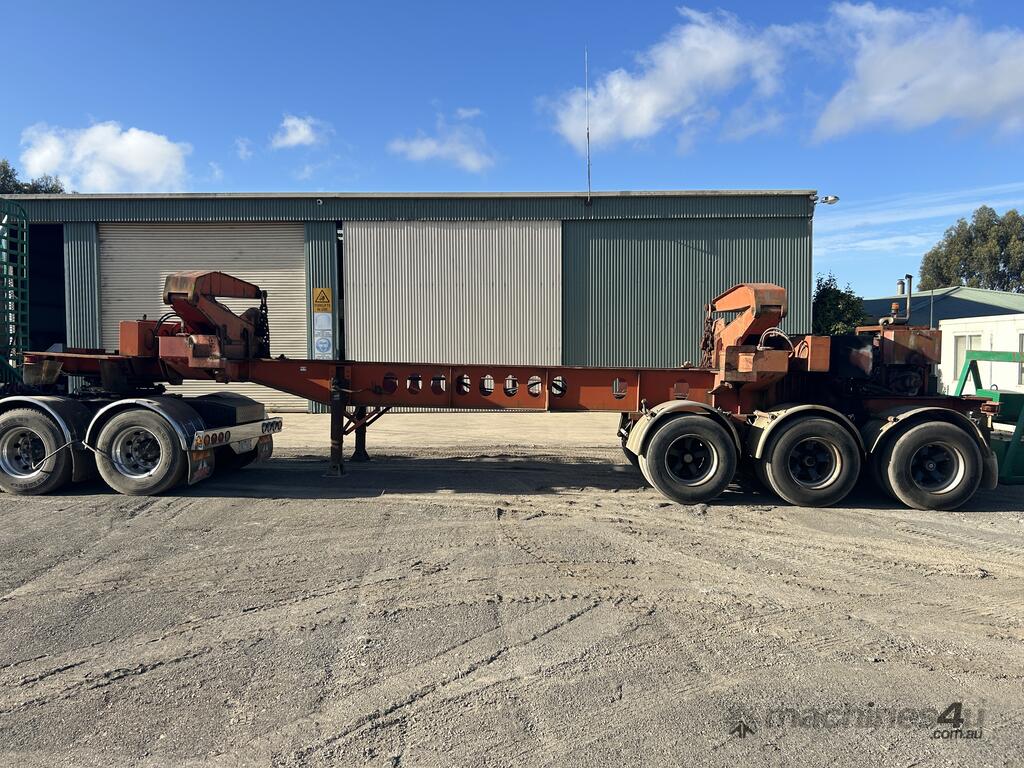 Buy Used TriAxle 20ft Scrap Container Loader Trailer Trailers in
