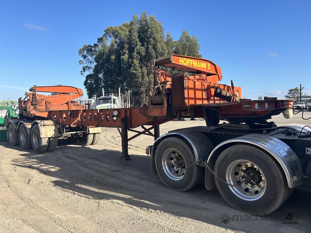 Buy Used TriAxle 20ft Scrap Container Loader Trailer Trailers in