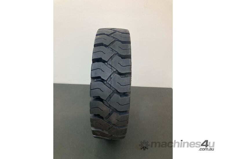 caption Forklift Tyre - Puncture Proof, Solid Design!
