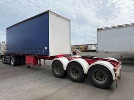 2000 Maxitrans HXW ST3 Tri Axle Flat Top Curtainside Trailer - picture2' - Click to enlarge