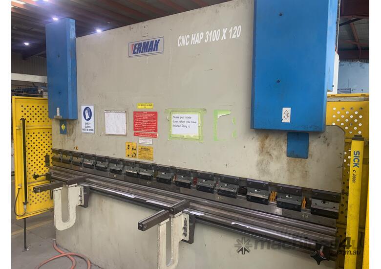 Used ermaksan Ermaksan CNC Pressbrake 3m X 120 Ton CNC Press Brakes in