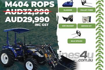 TANNERTRACK - LOVOL TE 404 40HP 4WD ROPS Tractor inc Loader & 4in1 Bucket