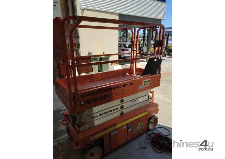 caption LIFT EQUIPT - Snorkel 19ft Scissor Lift - EOFY DEAL