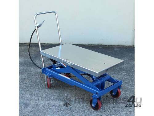 Air/Hydraulic Scissor Lift Cart.