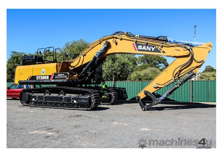 caption 2023 SANY SY500H Excavator | 1500mm Pin Included | Demo Unit | SY048GCC50958