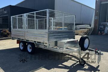 12x7 Tipper Trailer Flat Deck 3500KG BIGMAN TRAILER