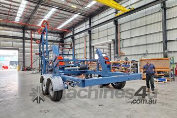 30 Ton Advanced Cable Trailer/Jinker -Safe and efficient deployment of of High Voltage Cable