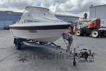 1977 Monark Fibreglass Boat & Trailer