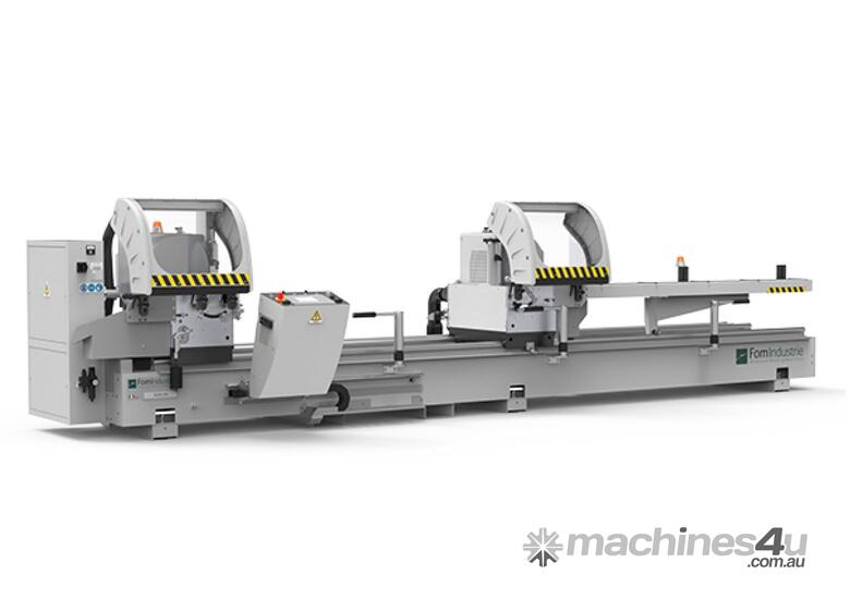 caption FOM Industrie BLITZ ALVA 500 Double Head Mitre Saw for Aluminium and PVC
