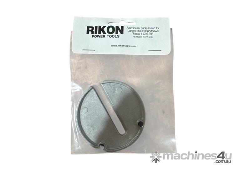 caption Rikon Universal Sacrificial Aluminium Bandsaw Table Insert 70mm (1Pce) suit Bandsaws