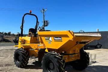 2022 THWAITES 6T ARTICULATED SWIVEL SITE DUMPER (DU238) WITH 810 HOURS