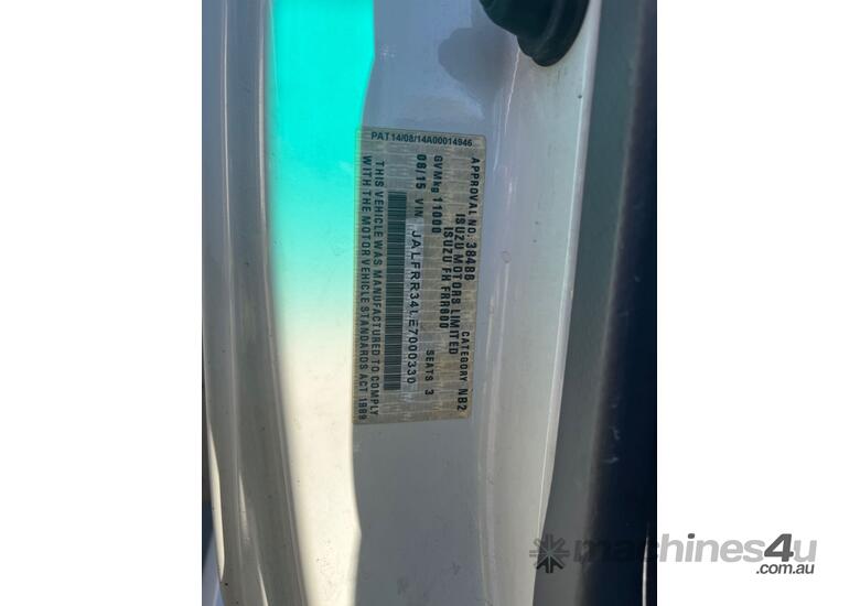 2015 Isuzu FRR600 Pantech (Day Cab)