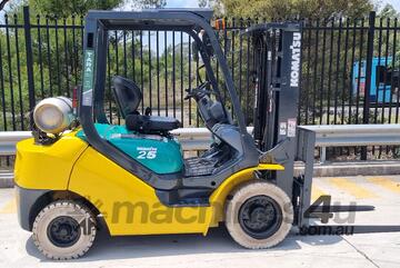 Refurbished Komatsu 2.5t LPG Container Mast Forklift