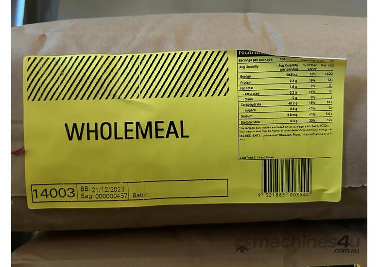 caption Approx 45x Laucke 12.5kg Wholemeal Speciality Flour