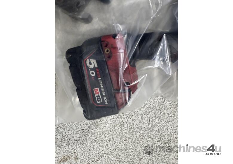 caption Milwaukee Rattle Gun & Reciprocating Saw (Police Lost & Stolen)