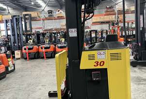 Hyster N30XMR3 Stand Up Reach Truck with New Battery QLD Forklifts