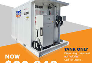 PETRO 13,000L STORE Tank with Open Pump Bay Diesel/Adblue Split Tank